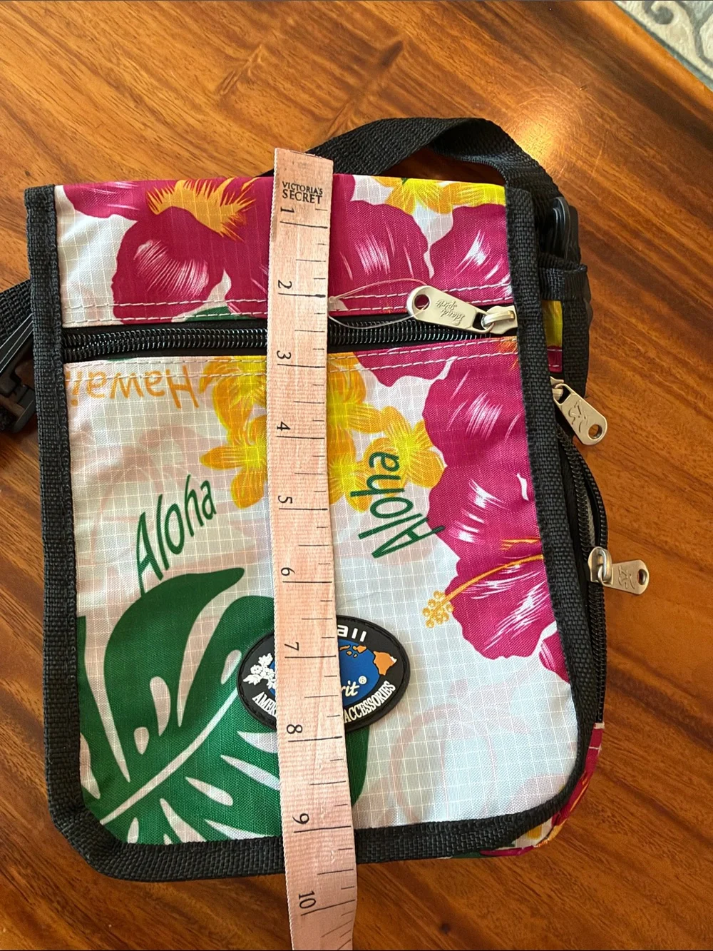 Aloha Floral Crossbody Bag in Pink & Yellow